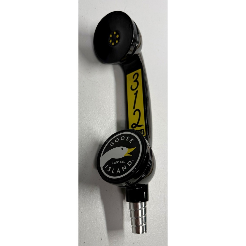 Vintage Goose Island 312 Urban Wheat Ale Phone Beer Tap Handle *MINT*